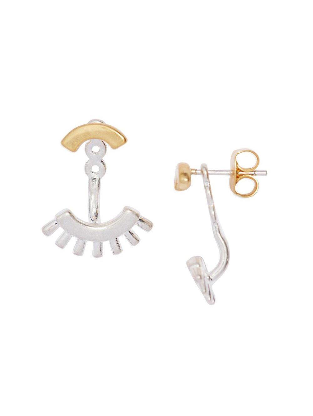 Madewell Front Back Succulent Earrings